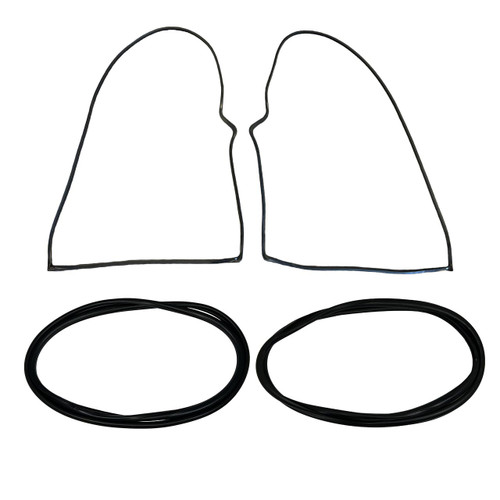 1956 Ford F-100/F-250/F-350 Regular Window Truck Weatherstripping Kit, 4pc