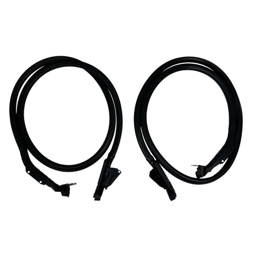 1969-1975 Corvette Convertible Door Weatherstrip, Pair