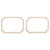 Tail Light Lens Gaskets for 1968-1969 Chevrolet El Camino, Sold as a Pair