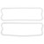 Tail Light Lens Gaskets for 1967-1972 Chevrolet and GMC Fleetside Trucks, Pair