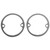 Parking Light Lens Gasket 1970-74 Dodge Challenger 70 Charger Hardtop/Conv, Pair
