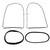 1948-1950 Ford F-1/F-2/F-3 Truck Weatherstripping Kit, 4pc