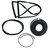 1968-1972 Ford F-100/F-250/F-350 Truck Weatherstripping Kit, 5pc