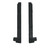1978-1982 Corvette Coupe Rear Side Window Vertical Weatherstrip, Pair