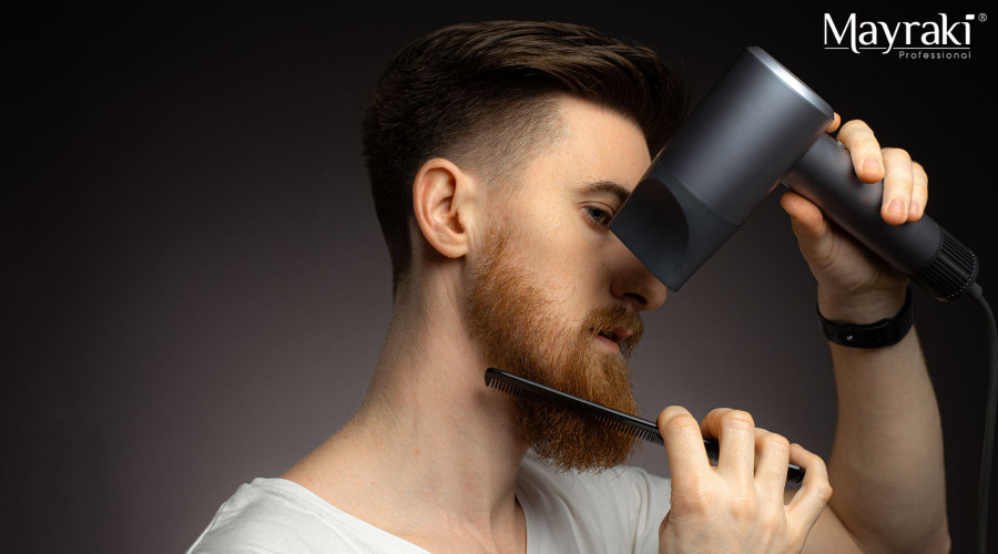 Beginner Winter Routine to Recover After Heat Styling Using Beard Growth Oil