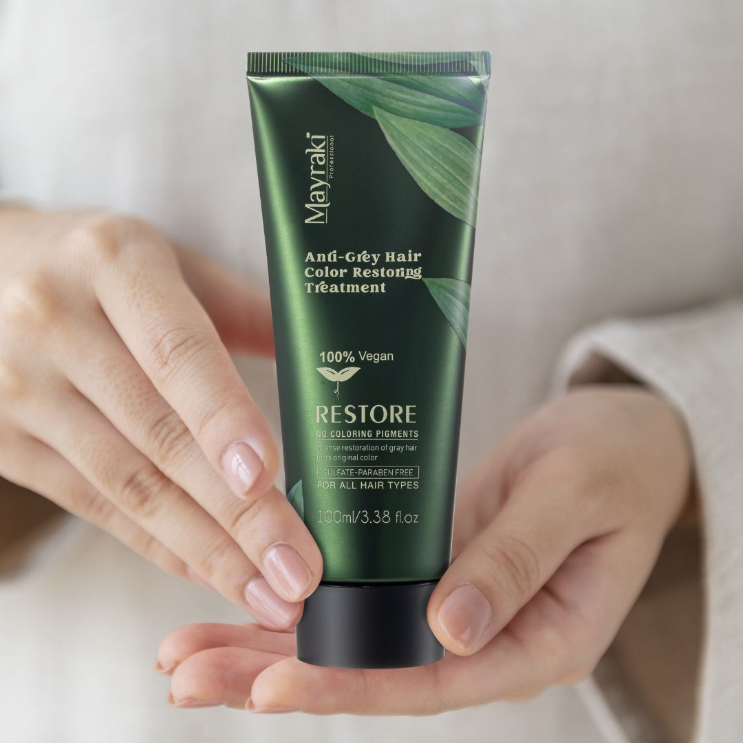Vibrant Mayraki Grey Hair Treatment Moment for Mobile