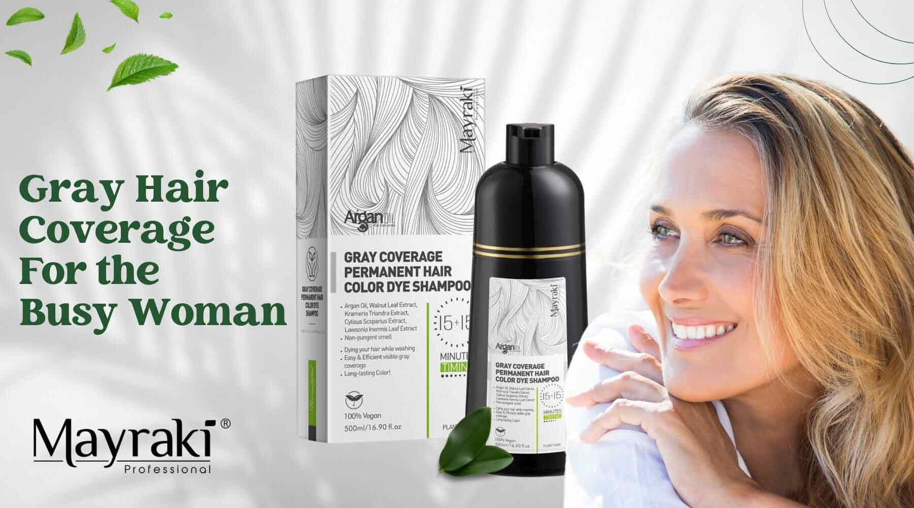 Gray Coverage Hair Dye For The Busy Woman: Quick And Easy Tips - MAYRAKI