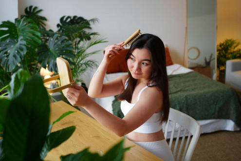 Temples and Crown Focused Routine for Straight Hair for Beginners 