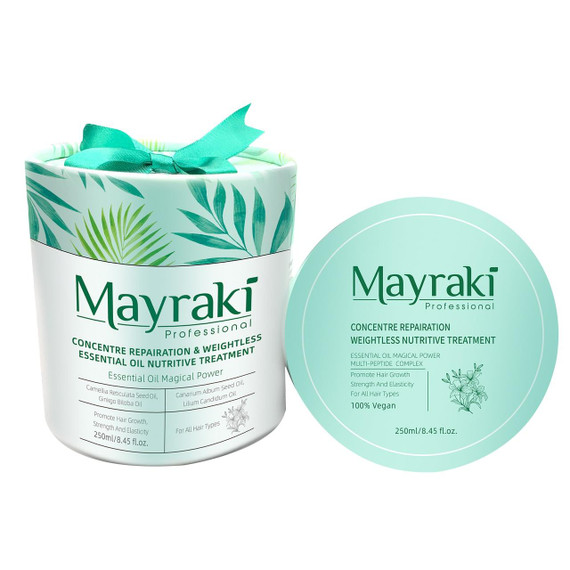 Mayraki Gray Coverage Permanent Hair Color Dye Shampoo