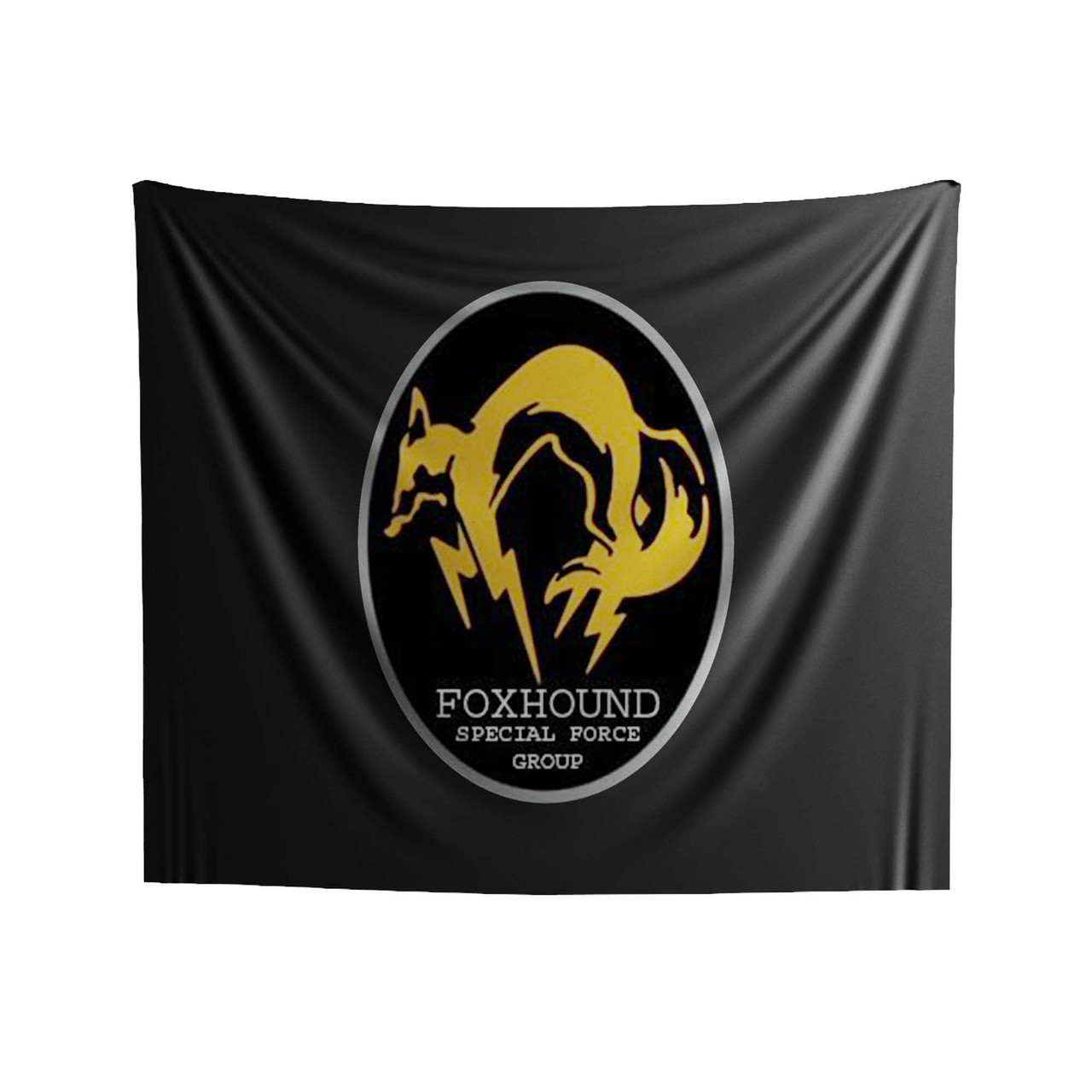 Foxhound Metal Gear Logo Indoor Wall Tapestries