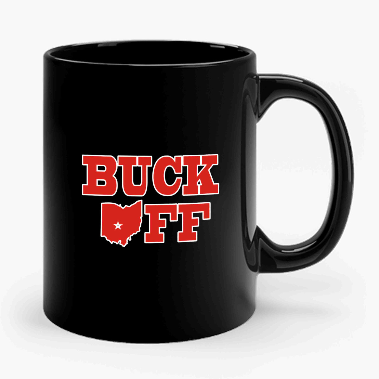 White Ohio State Buckeyes 15oz. Personalized Mug