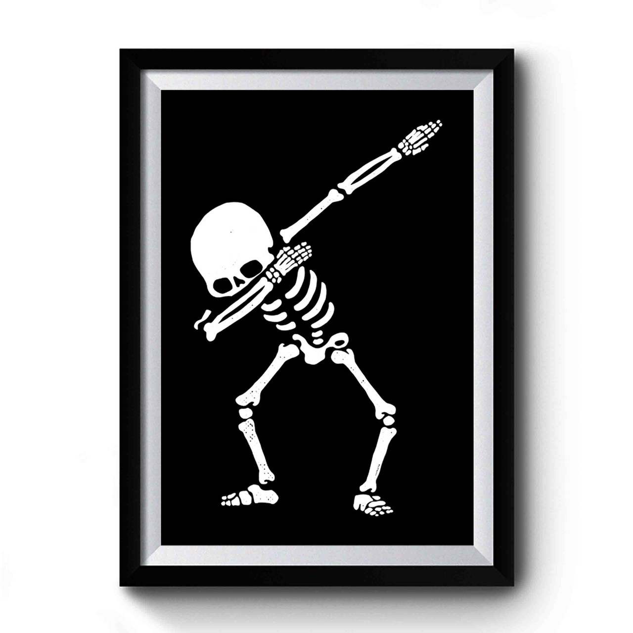 Download Cute Skeleton In A Dab Pose Wallpaper | Wallpapers.com