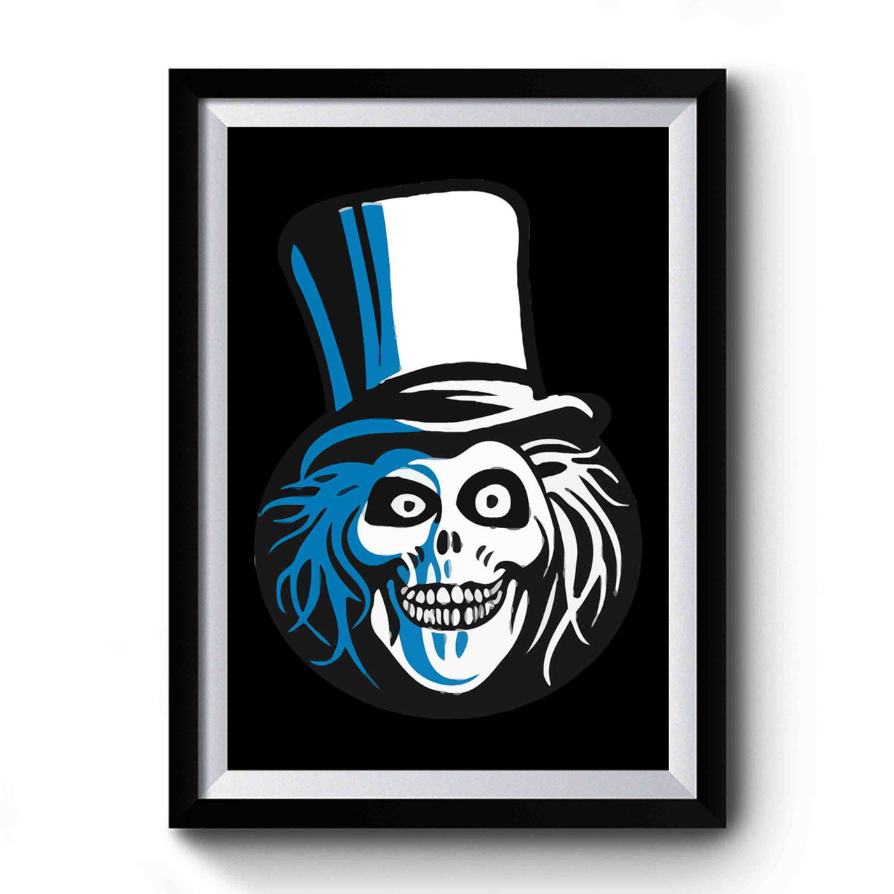 Hatbox Ghost Disney Haunted Mansion Hat Box Skull Premium Poster