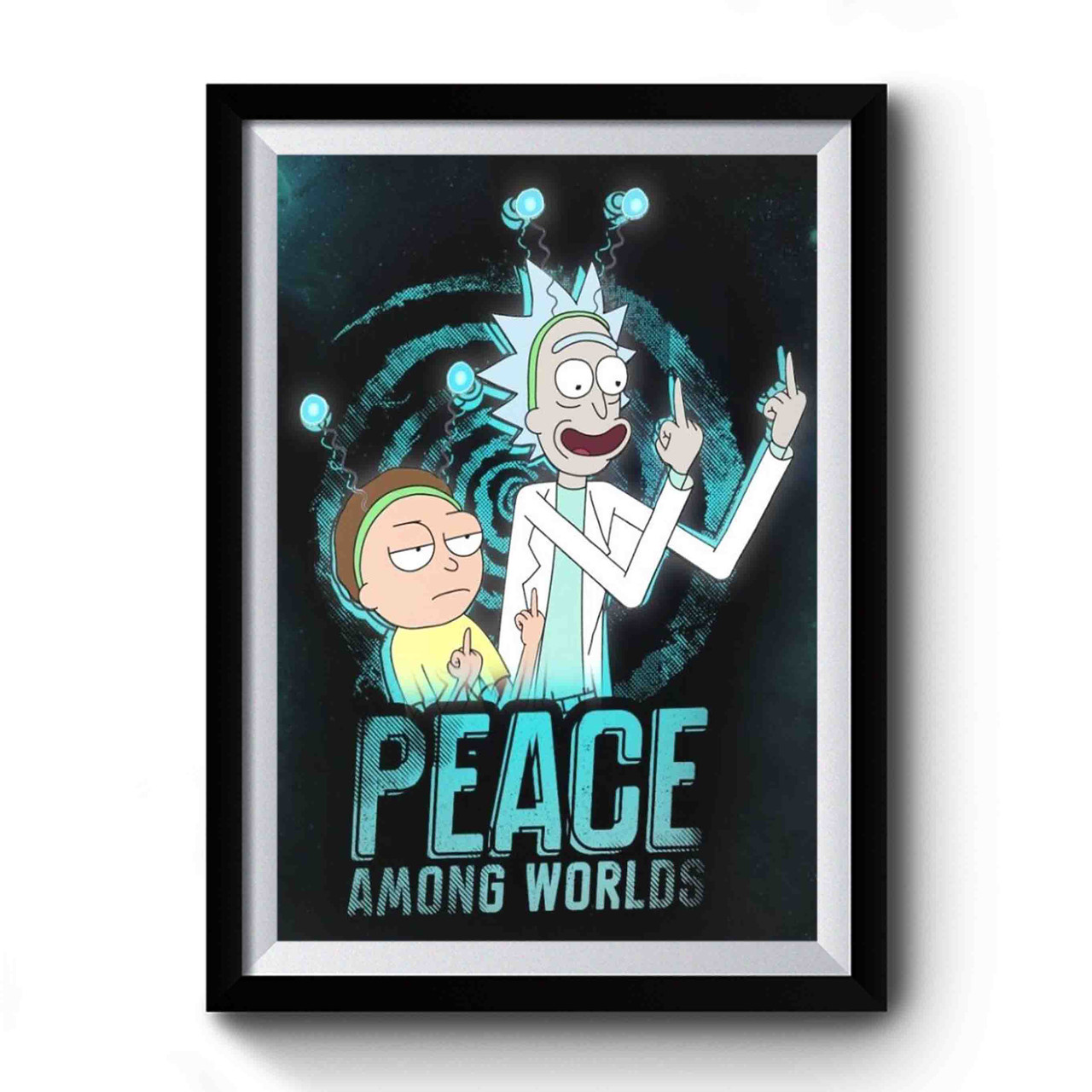 Cartoon Wallpaper Rick And Morty Supreme Poster 2021 Custom Poster Print  Wall Decor