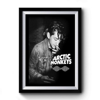 Arctic Monkeys Logo And Alex Turner Premium Poster