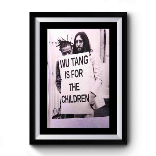 wu tang is for children posters Premium Poster