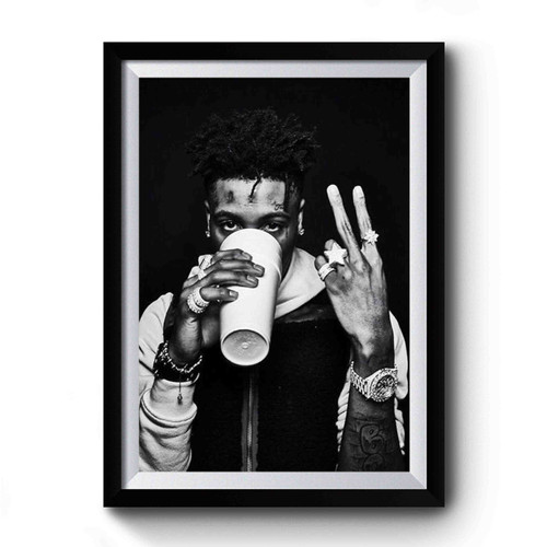 Youngboy Never Broke Again Self Control Premium Poster