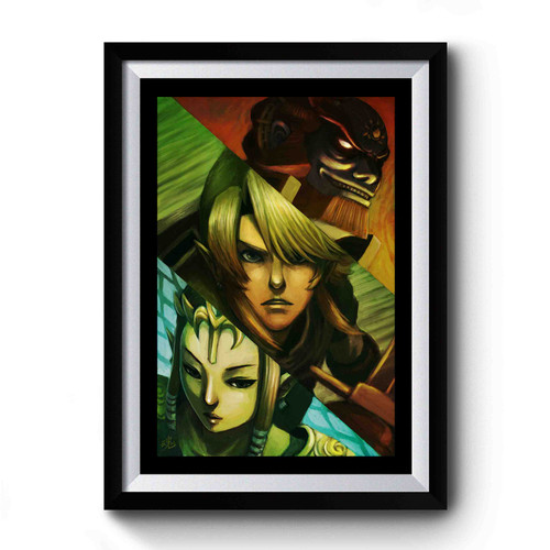 Zelda Triforce Squad Premium Poster