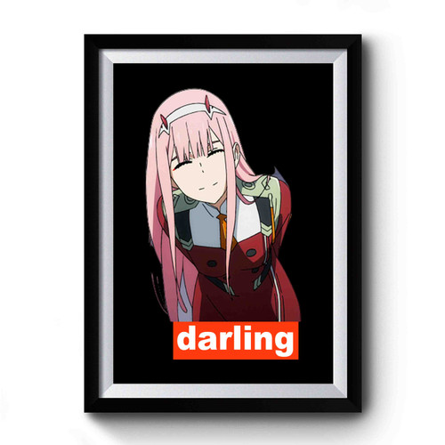 Zero Two Darling Anime Premium Poster
