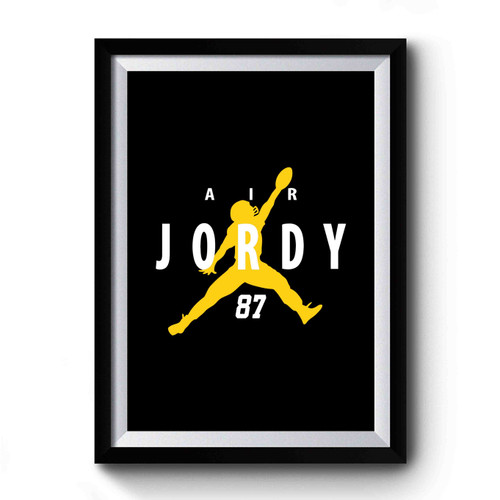Air Jordy Green Bay Packers Parody Premium Poster