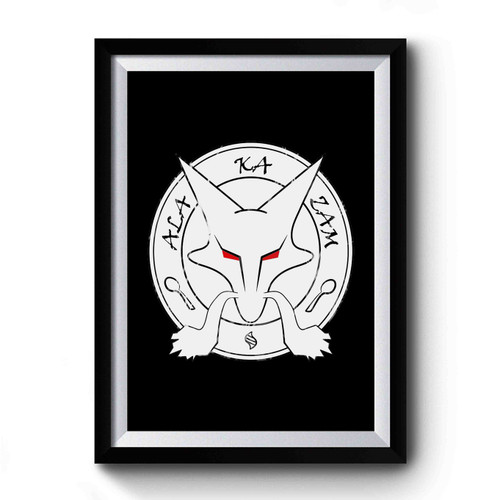 Alakazam Head Magic Premium Poster