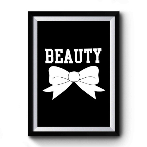 Beauty Quote Logo Premium Poster Beauty Quote Logo Premium Poster