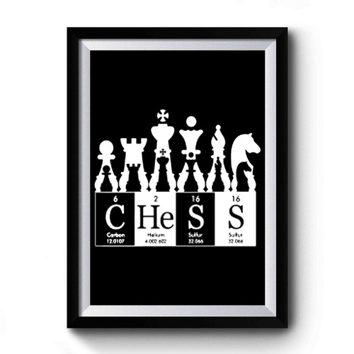 Chess Periodic Premium Poster