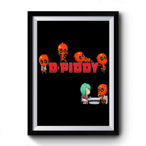 Deadpool Mini D Piddy Funny Parody Premium Poster