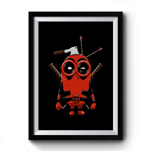Deadpool Minion Funny Movie Premium Poster