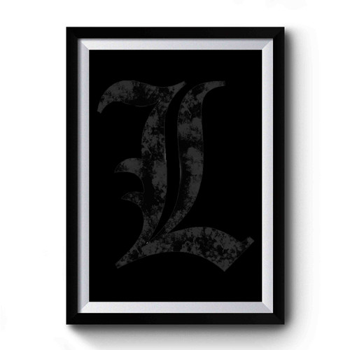 Death Note L Premium Poster