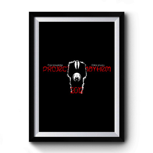 Fight Club Project Mayhem Smashing Brothers Tyler Durden Premium Poster