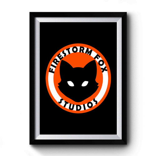 Firestorm Fox Studios Logo Art Premium Poster