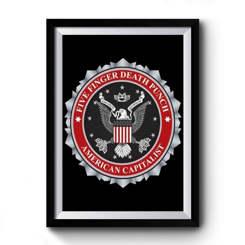 Five Finger Death Punch American Logo Premium Poster