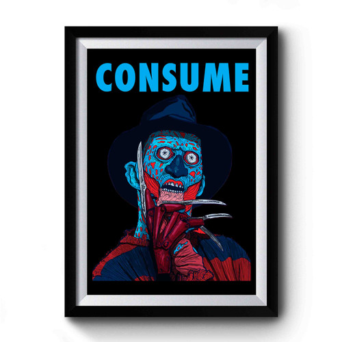 Freddy Krueger Consume Ifa 31jan Premium Poster