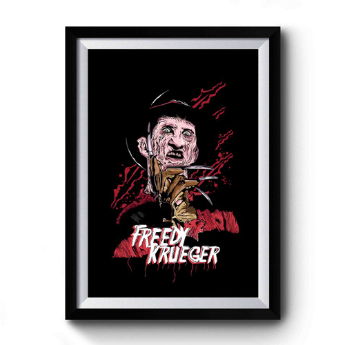 Freddy Krueger Horor Poster Ifa 31jan Premium Poster