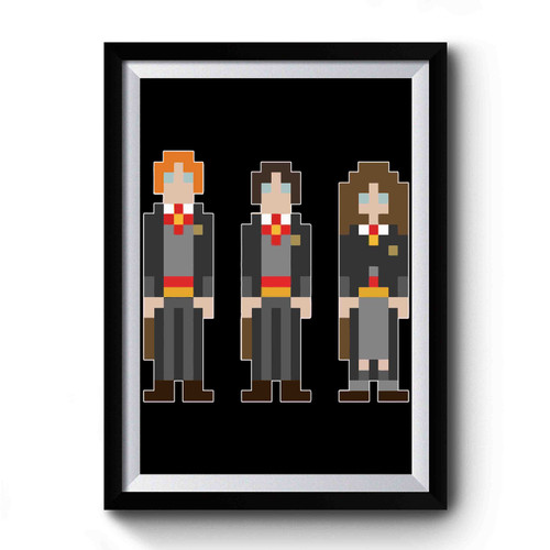 Harry Potter 8 Bit Premium Poster