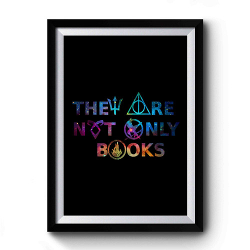 Harry Potter They Are Not Only Books Magic Spell Galaxy Premium Poster