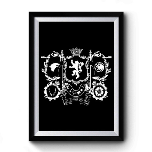 House Crest Design Premium Poster