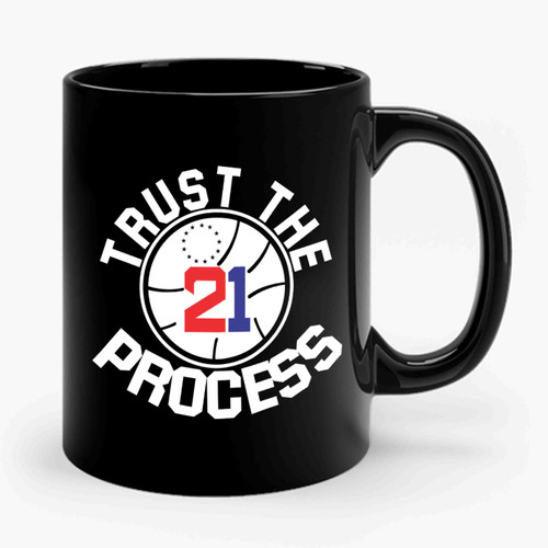 Trust The Process Royal Joel Embiid Philadelphia Ceramic Mug