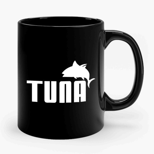 Tuna Fish Logo Funny comedy Ceramic Mug