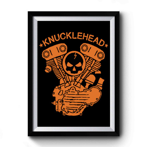 Knucklehead Machine Power Premium Poster