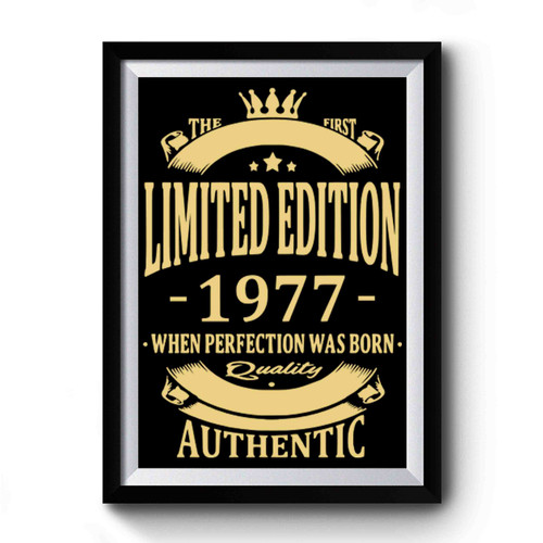 Limited Edition 1977 Premium Poster