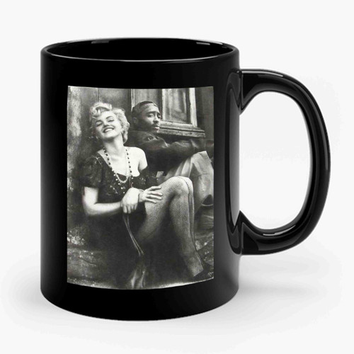 Tupac 2pac Ft Marilyn Monroe Ceramic Mug