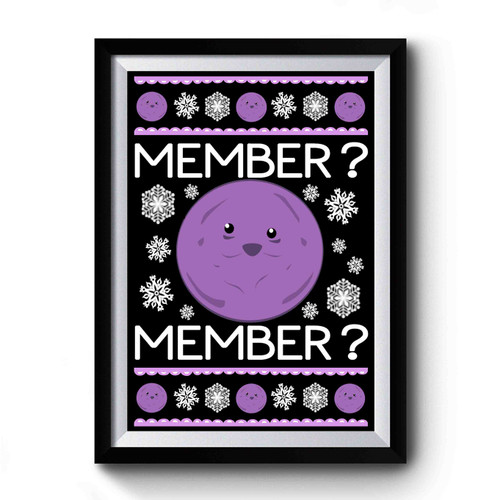 Member Berry Christmas Premium Poster