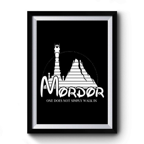 Mordor Castile Lord Of The Rings Premium Poster