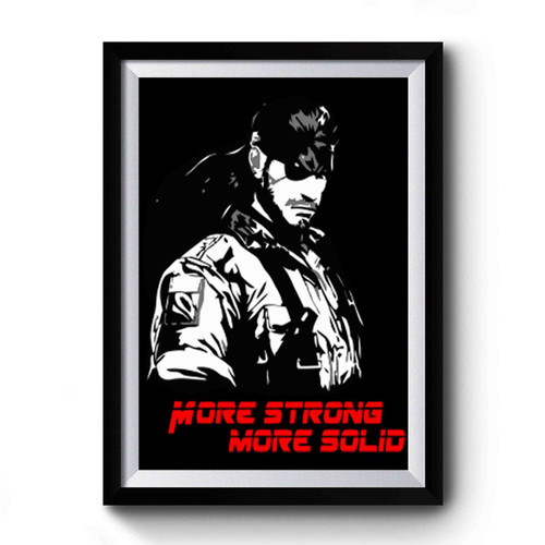 More Strong More Solid Premium Poster