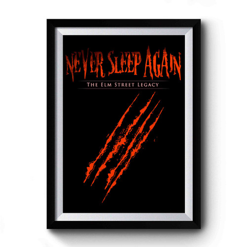 Never Sleep Again Fire Premium Poster