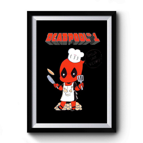 Pancakepool Deadpool Cooking Funny Premium Poster