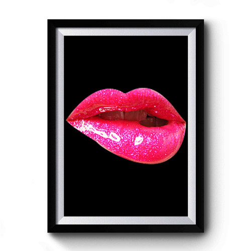 Pink Hot Lip Premium Poster