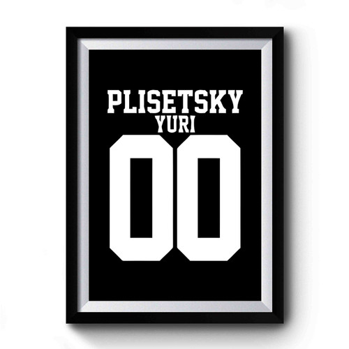 Plisetsky Yuri On Ice Jersey Premium Poster